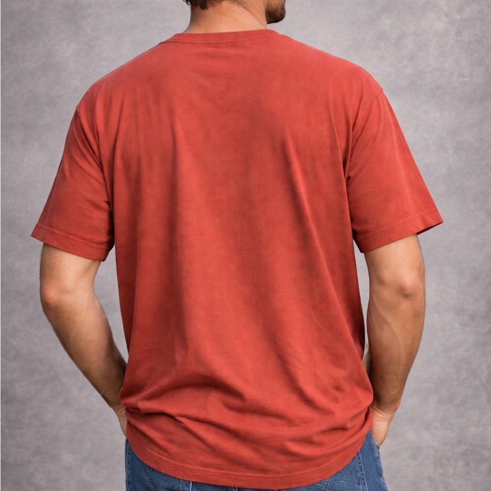 Carhartt Shirt Mens Size 2XL Rust Short Sleeve Built For Those Who Build By Hand - Picture 3 of 6